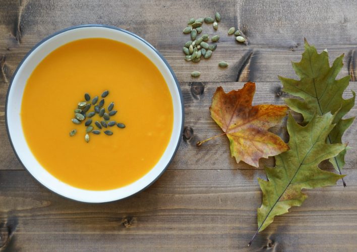Butternut soup for autumn