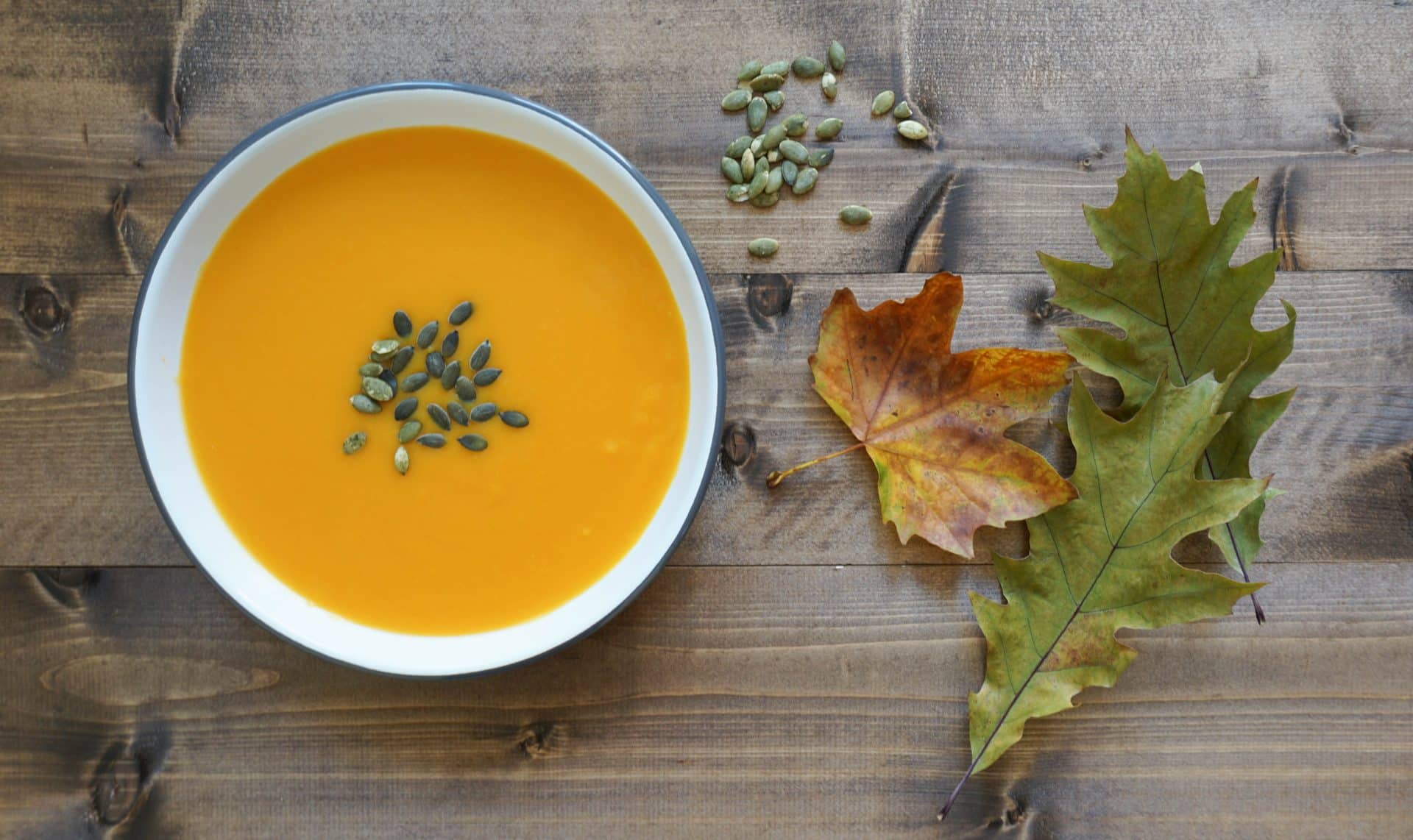 Butternut soup for autumn