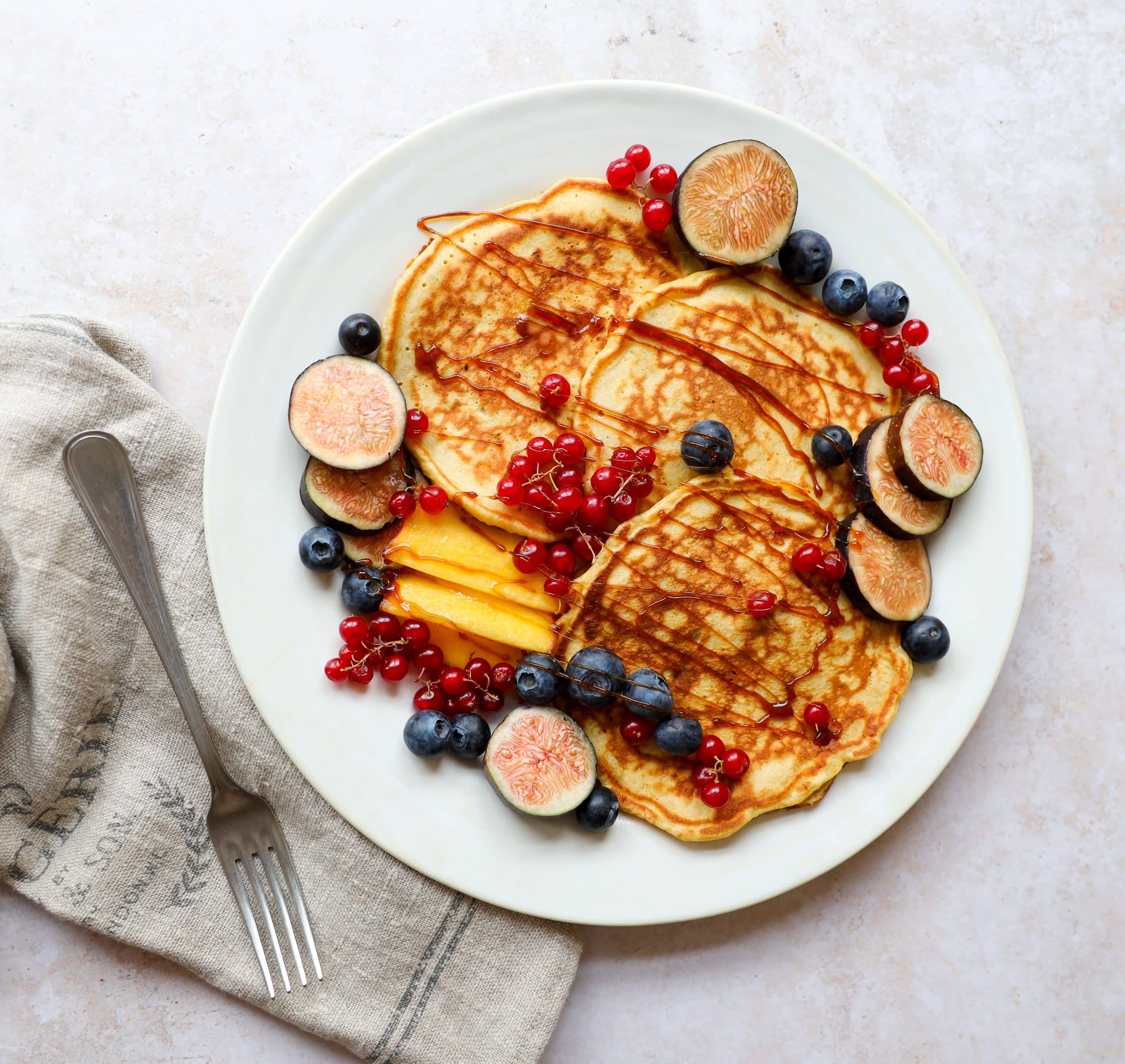 Tortitas de plátano veganas